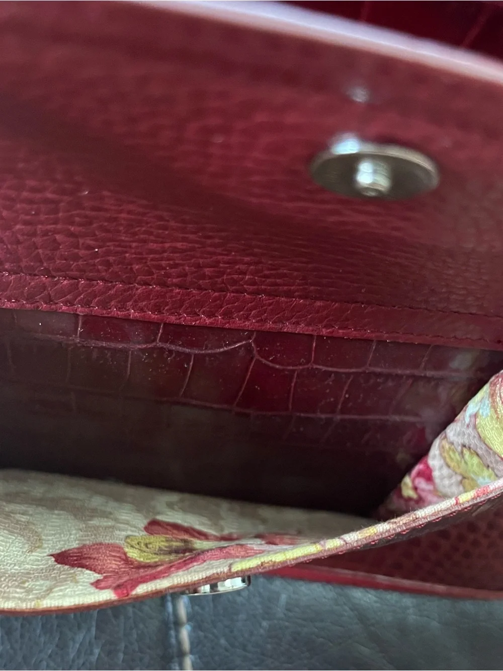 Brighton Red Leather Women’s Handbag - Classic Top-Handle Tote